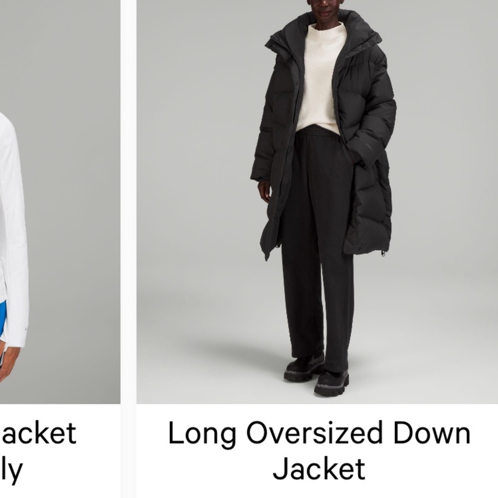 BLACK LULULEMON M/L